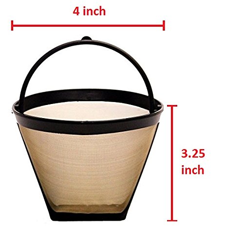 GoldTone No.2 Cone Permanent Coffee Filter - 4" Diameter