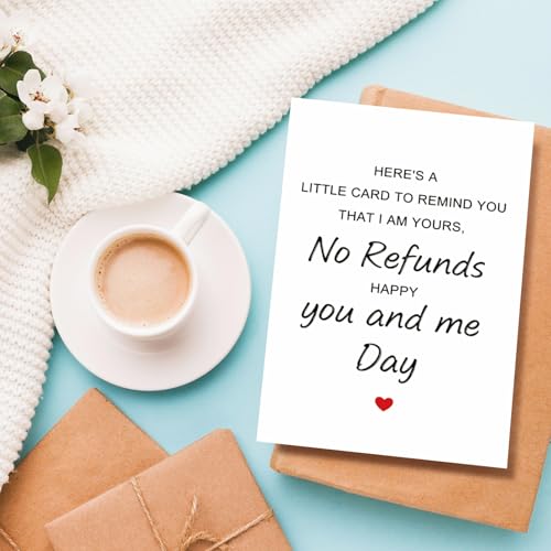 Funny Wedding Anniversary Card - I'm Yours, No Refunds Design