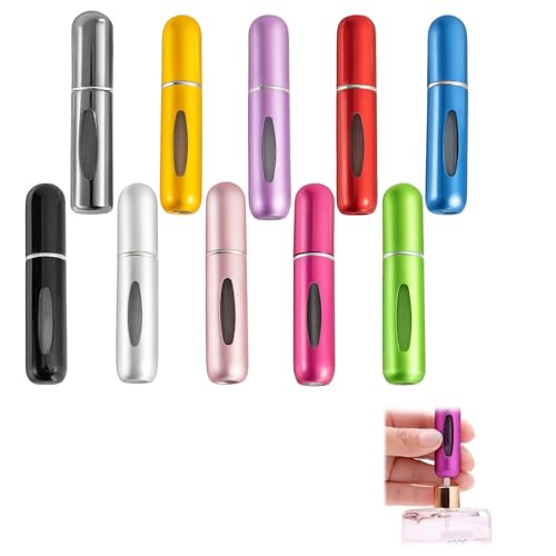 Refillable Perfume Atomizer Travel Spray Bottle 5ml 10-Pack