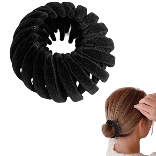 Zenarao Bird Nest Magic Hair Clip Expandable Ponytail Holder Bun Maker