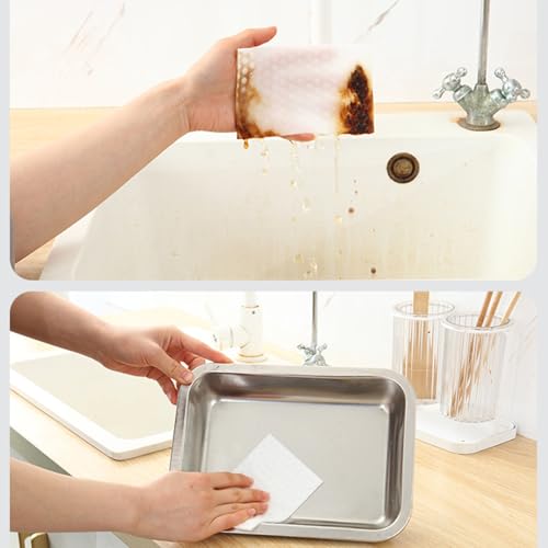 30PCS Melamine Cleaning Sponge Sheets for Kitchen & Bathroom