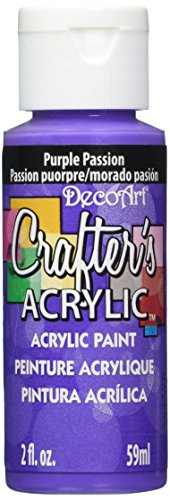 DecoArt Crafter's Acrylic Paint - 2 Oz Purple Passion