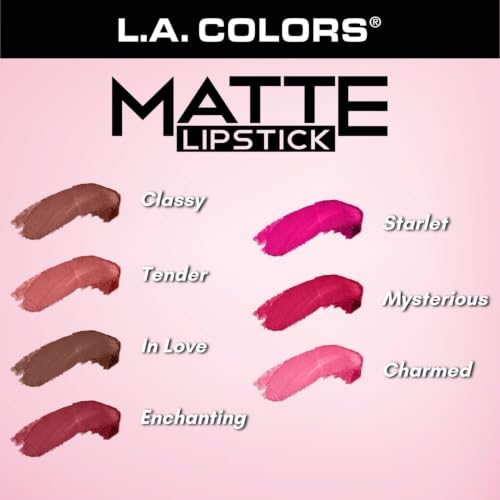L.A. Colors Matte Lipstick Classy CML461 Long-Lasting Creamy Formula