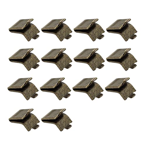 Xadnitu Adjustable Steel Pilaster Shelf Clips - 14 Pack, Bronze