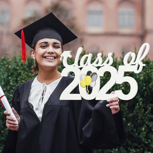 Class of 2025 Wooden Graduation Sign - Table Centerpiece & Photo Prop