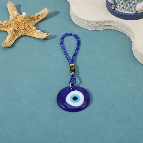 Blue Evil Eye Pendant Charms - 4PCS Protective Hanging Decor