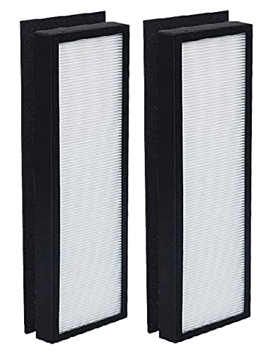 Nispira TF60 TF60-Pure T500 Filter Replacement True HEPA Filter Carbon for Breathe Smart Tower Air Purifier, 2 Packs