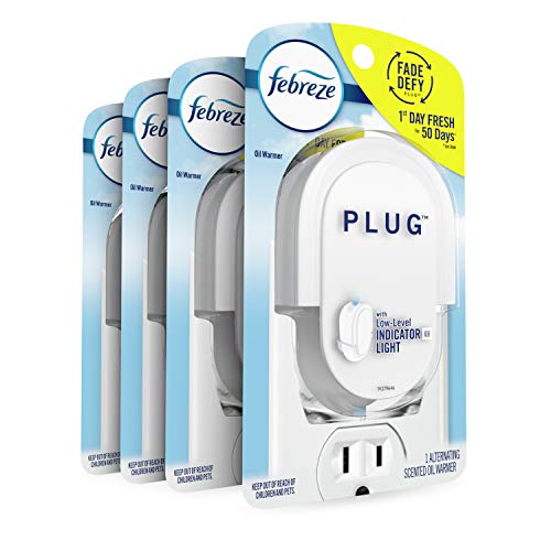 Febreze Fade Defy Plug Air Freshener Warmer - Unscented (Pack of 4)