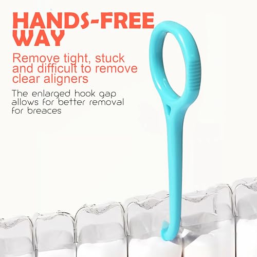 Teckolign Aligner Removal Tool 5-Pack - Dental-Grade Retainer Remover for Invisible Braces