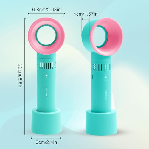 Portable Bladeless USB Rechargeable Eyelash Fan Dryer - 3 Speeds