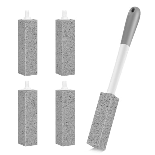 Gnvop Toilet Pumice Stone Cleaner Set with Long Handle - 4 Pack