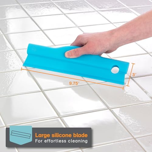 Polder Swipe Squeegee - Turquoise Shower & Window Cleaner