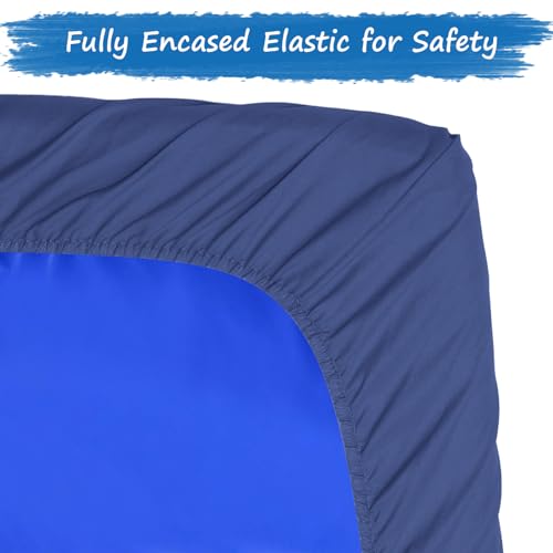 Coldwind Navy Nap Mat Sheet 24" x 48" x 4" for Kids