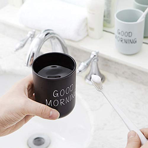 Beige Toothbrush Holder Cup - Unbreakable & Reusable Bathroom Organizer