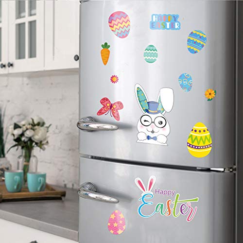 Easter Window Clings Stickers - 120 PCS Bunny & Egg Decor