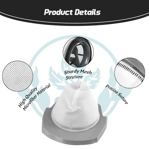 HEPA Filter Replacement for Bissell 3-in-1 Turbo Vacuum 2610/2611 - 2 Pack