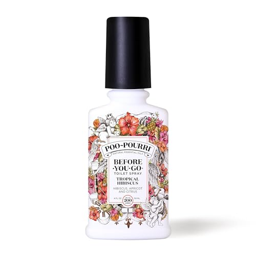 Poo-Pourri Before-You-Go Toilet Spray, Tropical Hibiscus, 4 Fl Oz
