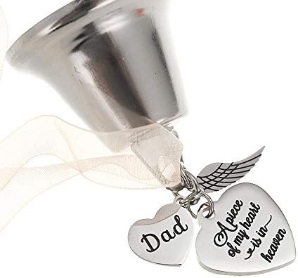 Memorial Christmas Ornament for DAD & MOM - Heartfelt Remembrance Bell | Sympathy Gift for Grieving Families