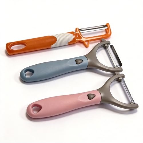 Y-Peeler Set - 3-Pack Carbon Steel Vegetable & Fruit Peelers