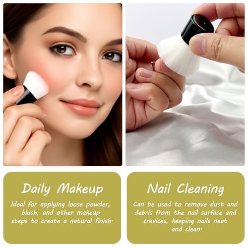 Travel Kabuki Face Brush – Compact Makeup Brush for Powder & Bronzer