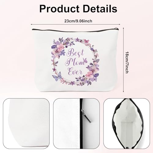Mom Makeup Bag Travel Toiletry Pouch for Mothers Day Christmas