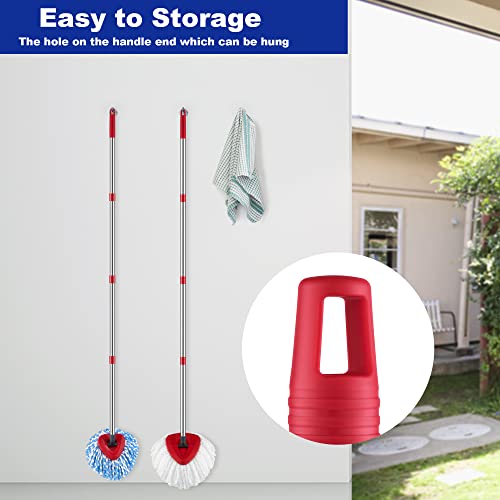 TIDYKITC Stainless Steel Spin Mop Handle Replacement for O-Cedar Systems