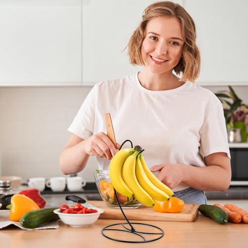 Sturdy Banana Holder Stand - Metal Hanger for Kitchen Countertop