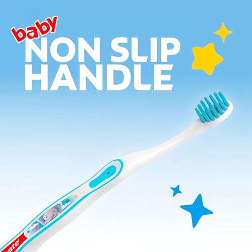 Colgate Baby Toothbrush and Fluoride-Free Training Toothpaste Kit, 3-24 Months