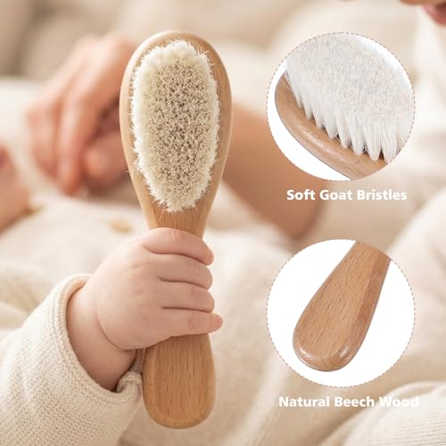 360 Curved Wave Brush for Men - Natural Boar Bristle Hard Palm Brush