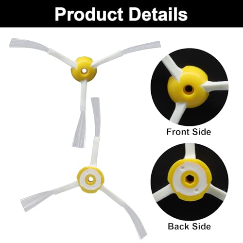 OSVJE 3-Pack Replacement Side Brushes for 600-900 Series Vacuums