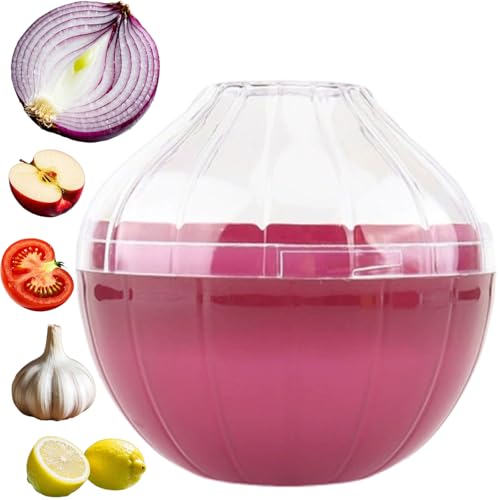 Dokpod Reusable Onion & Tomato Fridge Storage Container with Airtight Lid