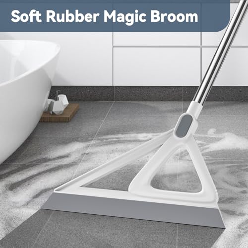 Nodirz Multifunction Magic Broom - Silicone Floor Sweeper, 54"