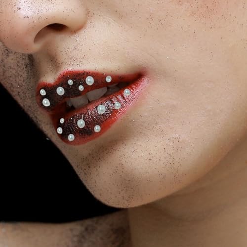 Self Adhesive Pearl Rhinestones Face Gems Stickers Makeup Crafts DIY