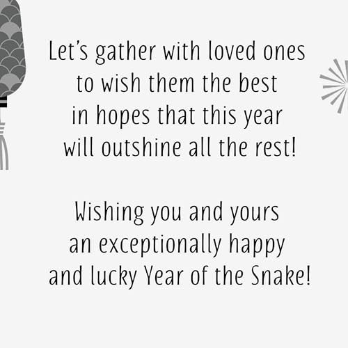 Hallmark 2025 Chinese New Year Card Pack - 6 Cards & Envelopes