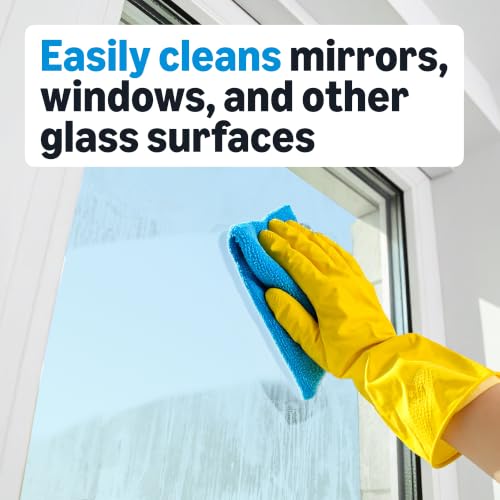 Amazon Basics Glass Cleaner Refill 67.6 Fl Oz - Streak-Free, Eco-Friendly, Cleans Windows & Mirrors