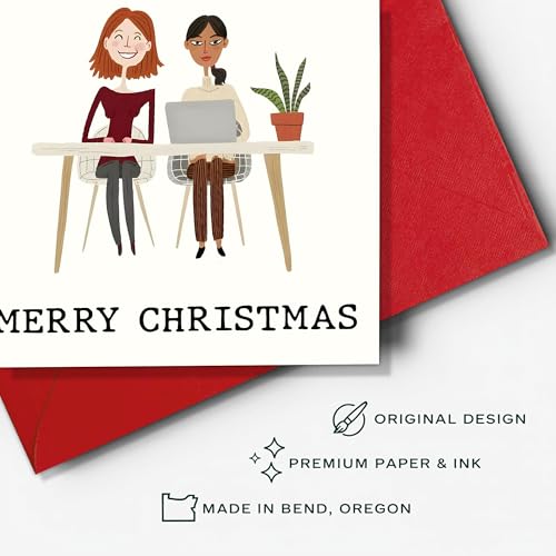 Christmas Greeting Cards for Coworkers - Holiday Office Gift Ideas