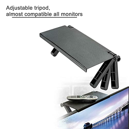 YINOVEEN 13-Inch Adjustable TV Top Shelf & Monitor Organizer Mount
