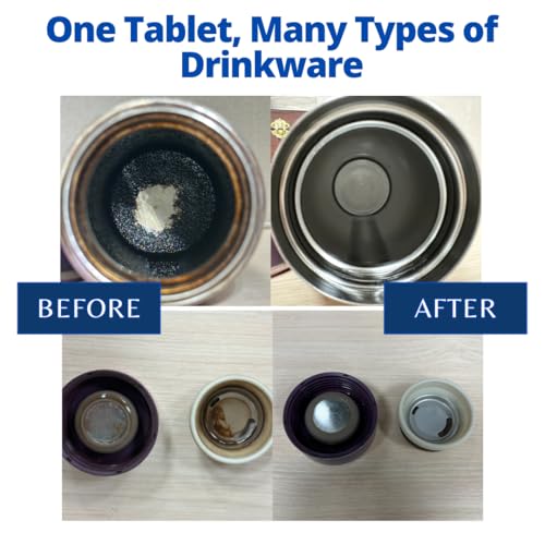 LAST8OTTLE Coffee Tumbler & Water Bottle Cleaning Tablets - 12 Count