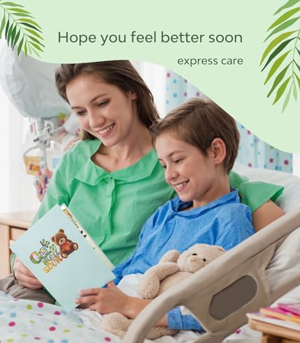 Magic Ants 3D Get Well Soon Pop-Up Card - Flowers and Butterflies Bear