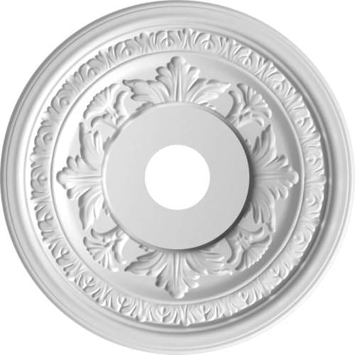 19-Inch Ceiling Medallion in Universal Metallic Champagne Mist