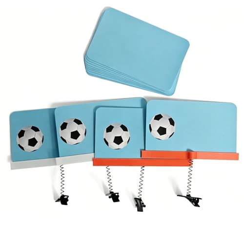 Custom Text Hat Clip with Writable Blank Cards 4-Piece Set