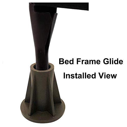 Home's Place Universal Bed Frame Glide Feet Replacement - 4 Pack