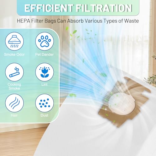 204814 Vacuum Bags for Kirby - 6 Pack, Fits Avalir & Sentria Models