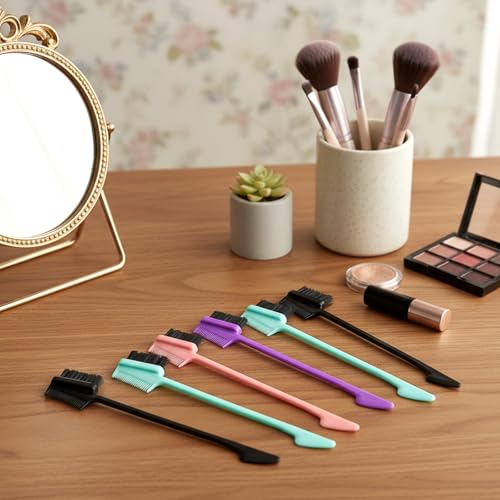 21-Piece Hair Edge Brush and Comb Set, Double-Sided Styling Tools