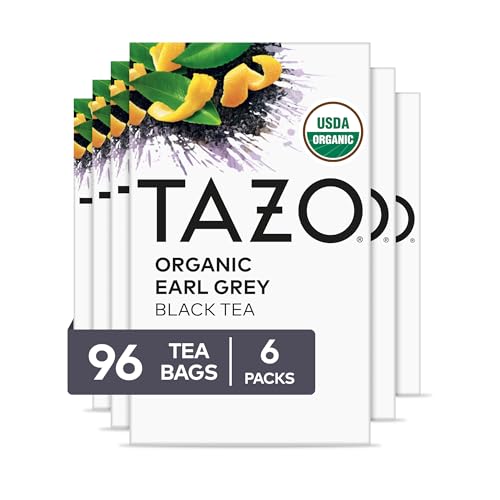 TAZO Organic Earl Grey Black Tea Bags with Bergamot - 96 Count