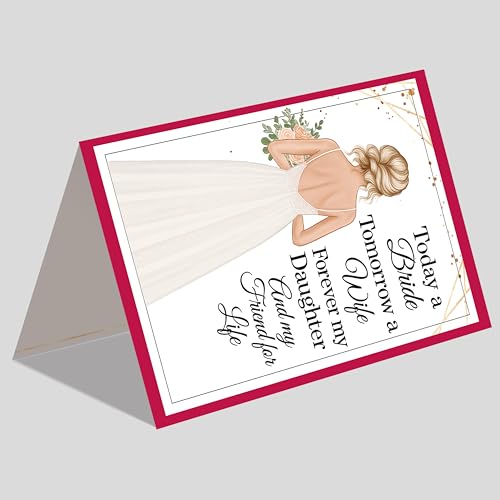 Wedding Card for Daughter from Mom - Heartfelt Keepsake Gift