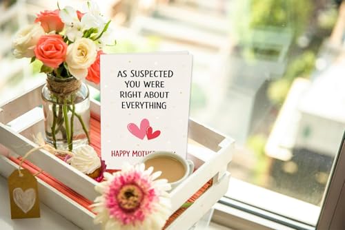 Funny Mother's Day Card with Envelope - Humorous Gift for Mom