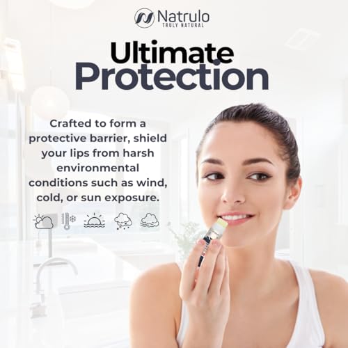 Natrulo Beef Tallow Lip Balm - Grass Fed Tallow & Beeswax Cherry Chapstick
