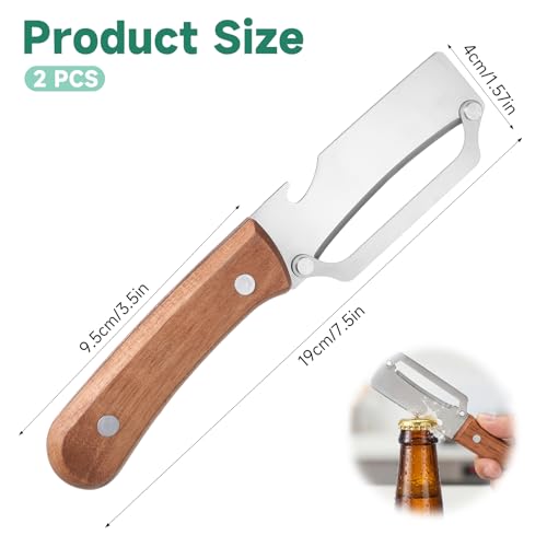 2-in-1 Stainless Steel Vegetable Peeler & Bottle Opener