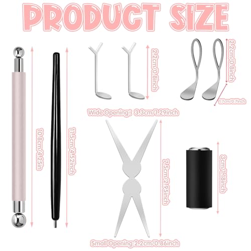 8-Piece Cat Eye Magnet Set for Nail Art & Gel Polish Designs